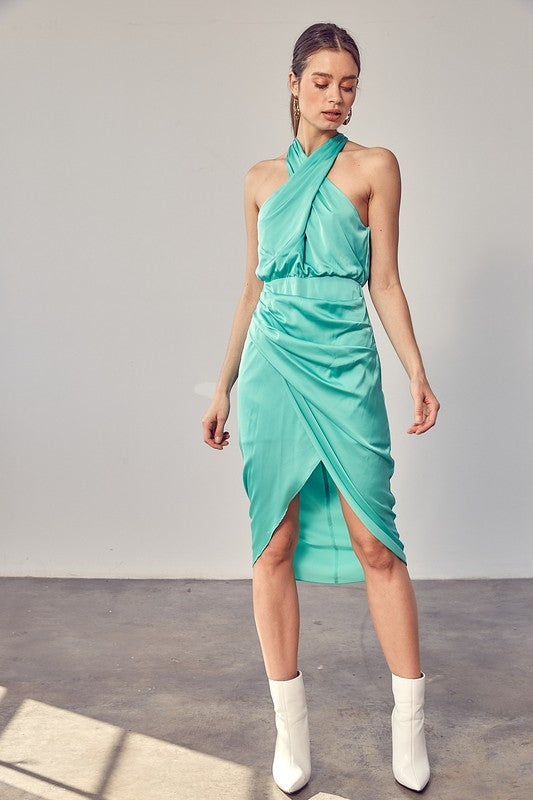 Dance the night away wrap dress