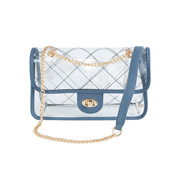 QUILTED CLEAR BAG