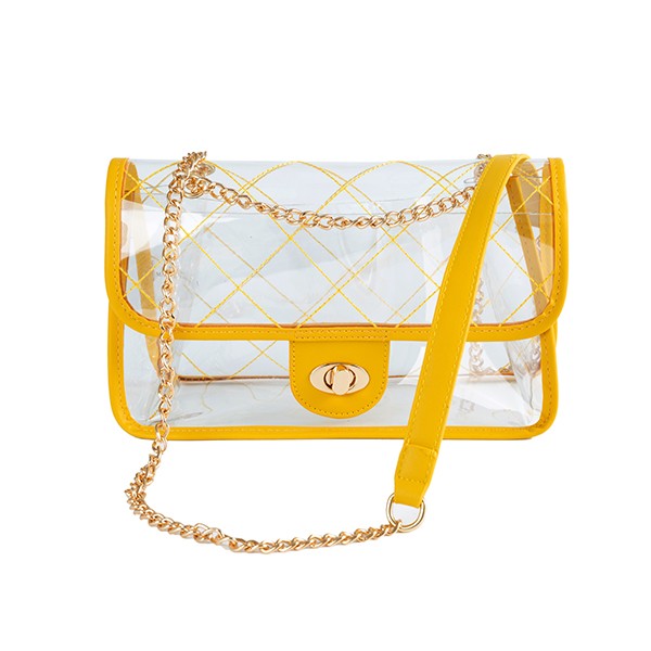 QUILTED CLEAR BAG