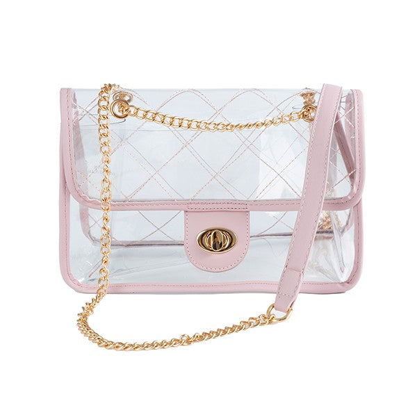 QUILTED CLEAR BAG