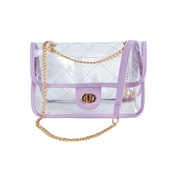 QUILTED CLEAR BAG