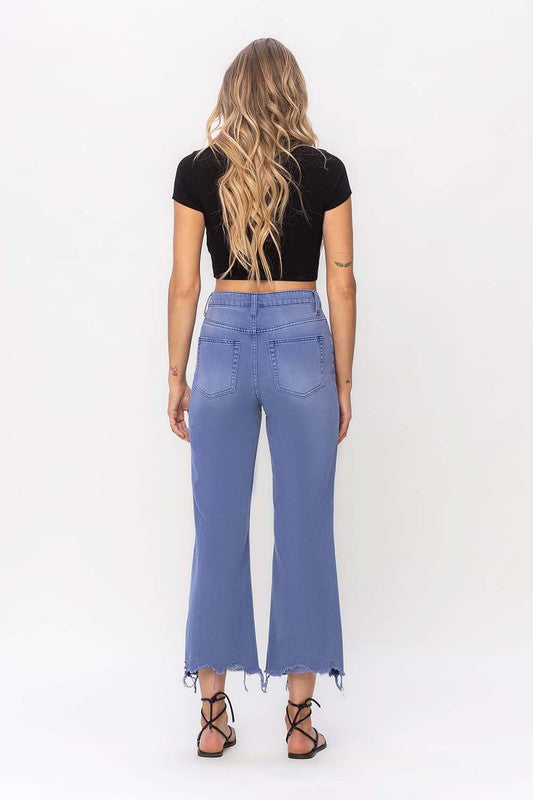 Vintage Crop Flare Jeans