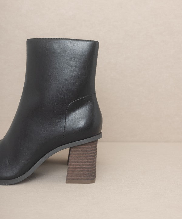 Square Toe Ankle Boots