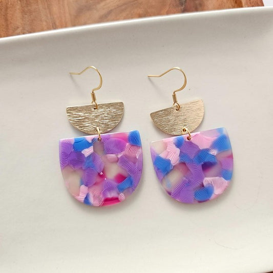 Harper Earrings - Cotton Candy