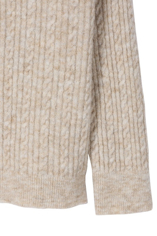 Reagan Oversize cable sweater