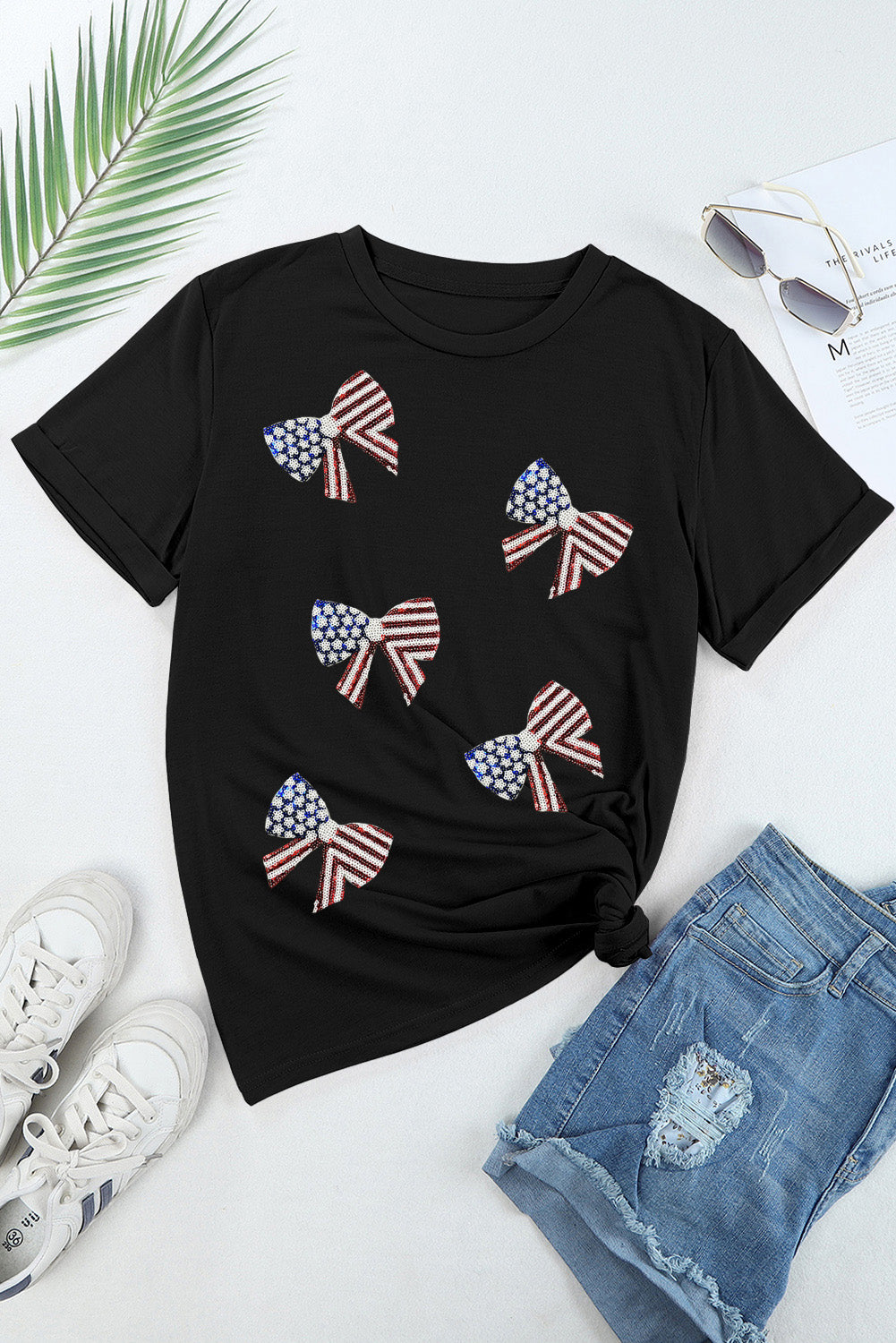 Preorder Flag Round Neck Short Sleeve T-Shirt