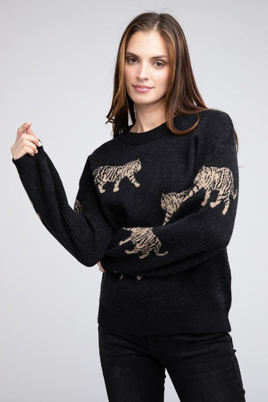 Tiger Pattern Sweater