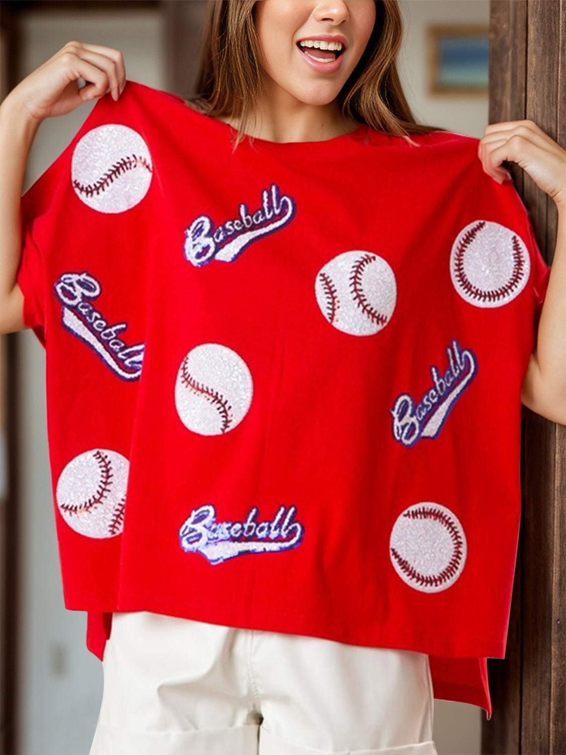 Preorder Baseball Round Neck Half Sleeve T-Shirt