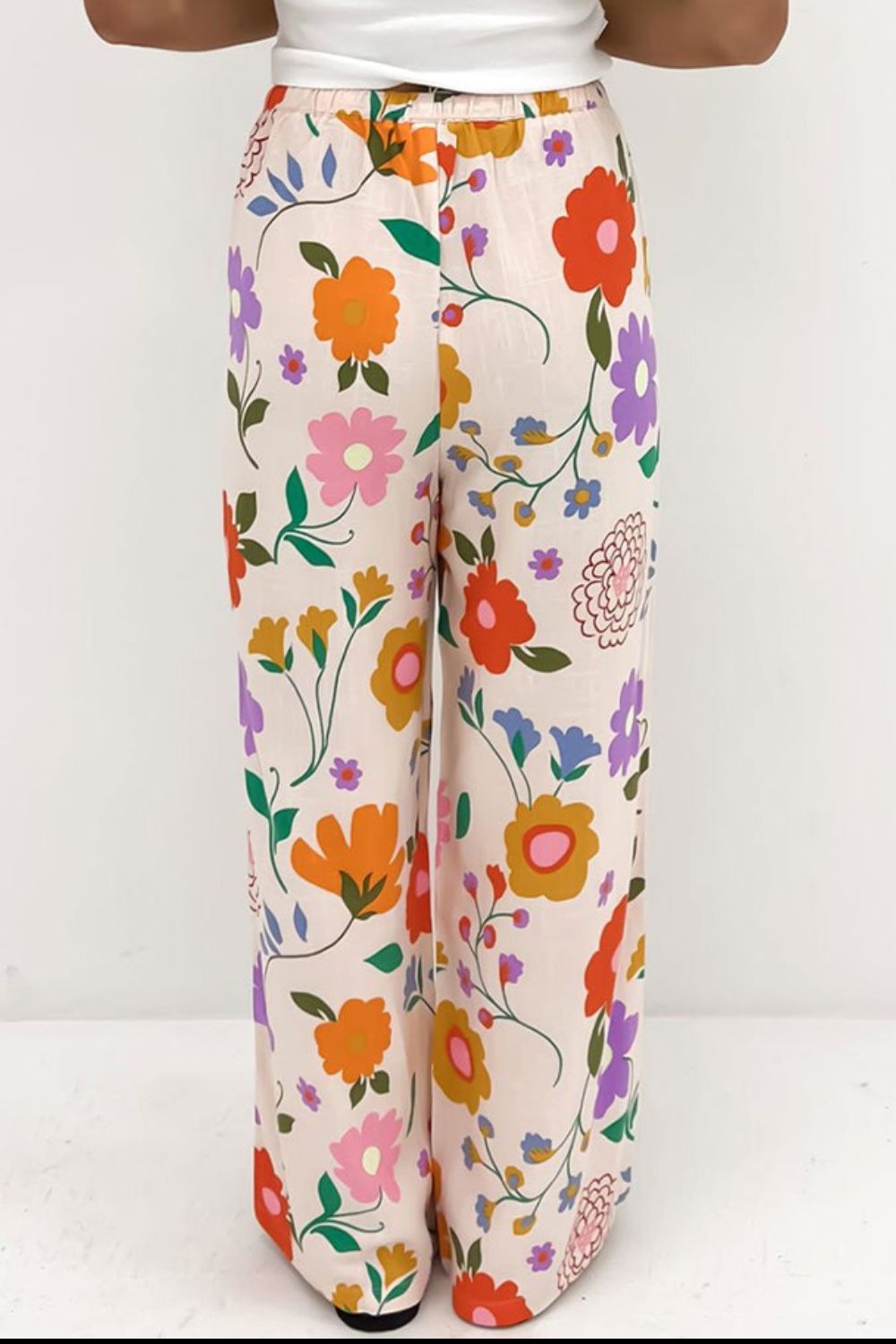 Preorder Drawstring Printed Pants with Pockets