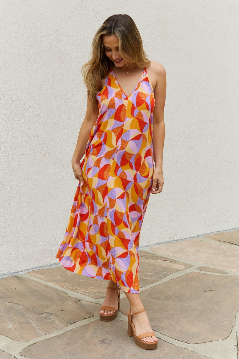 Lets Take a Swirl Maxi dress