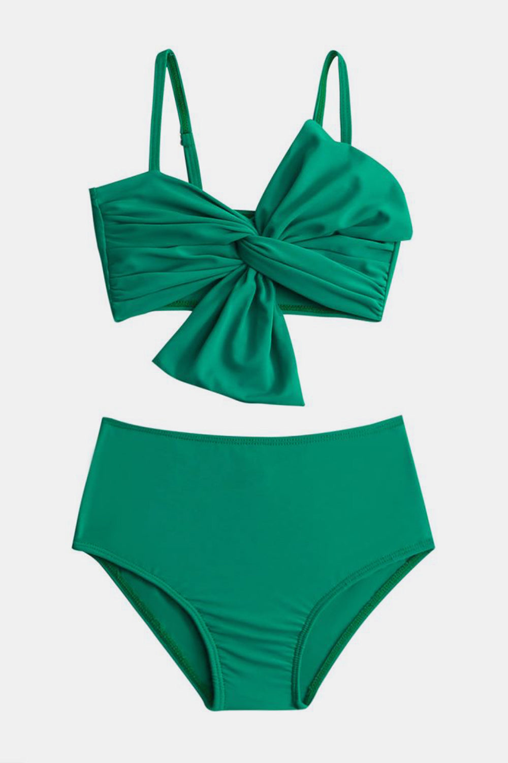 Preorder Twisted Spaghetti Strap Two-Piece Swim Set