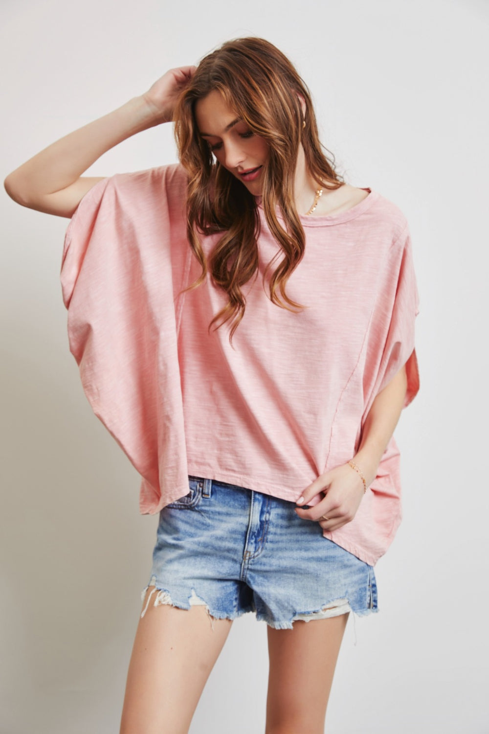 Boat Neck Oversized Top