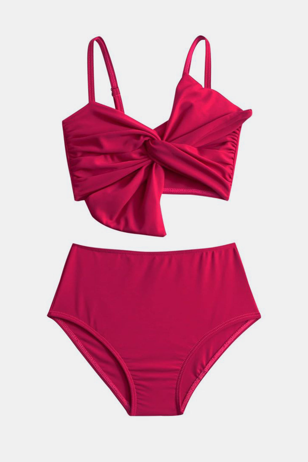 Preorder Twisted Spaghetti Strap Two-Piece Swim Set