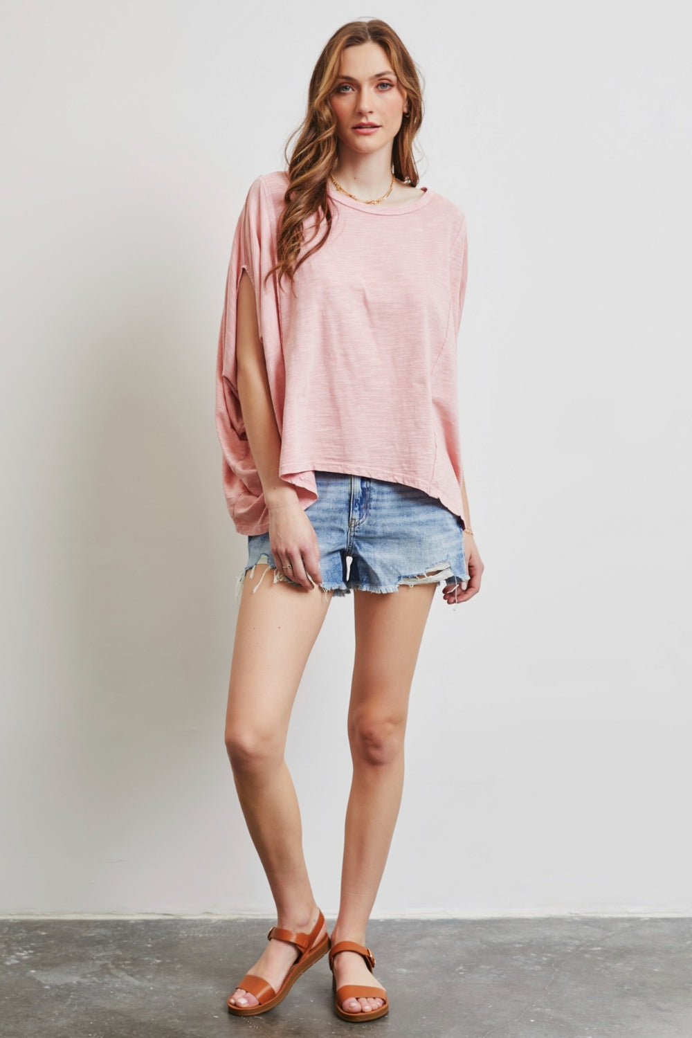 Boat Neck Oversized Top