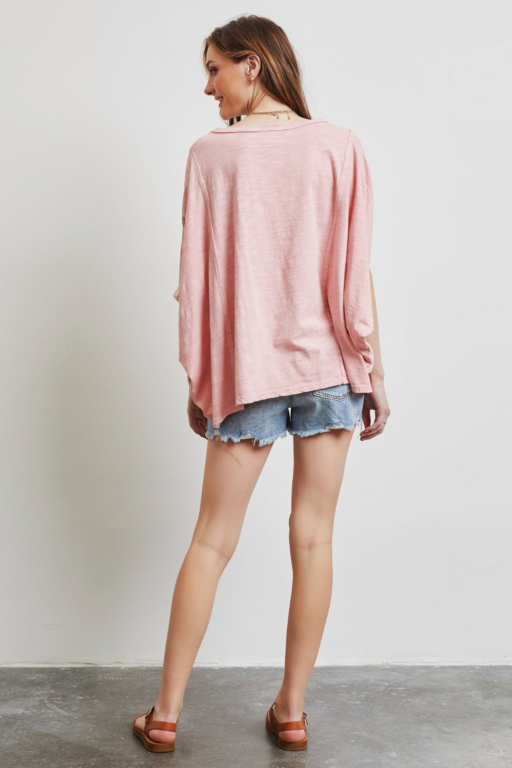 Boat Neck Oversized Top